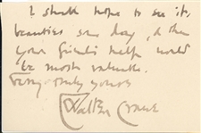 John Galsworthy and Walter Crane