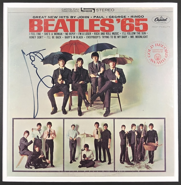 Paul McCartney Signed Original Beatles '65   Album