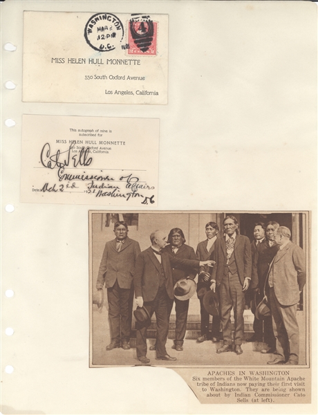 1920's Autograph Collection 1st and 2nd woman to be elected to Congress ( Jeannette Rankin and Alice Mary Robertson ) and much more