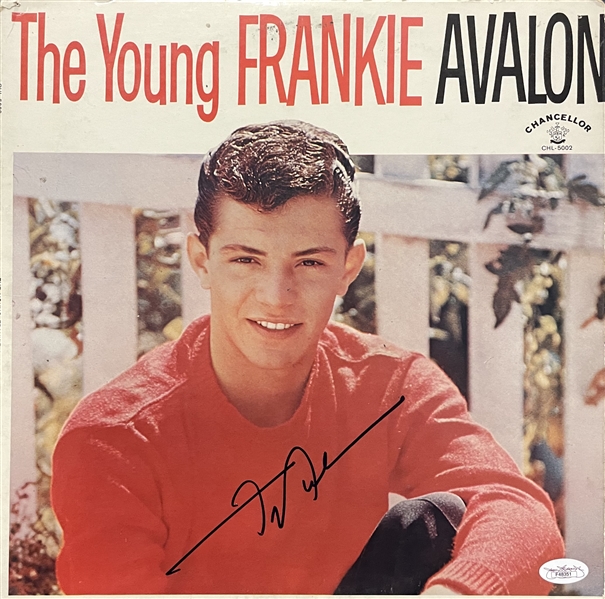 Frankie Avalon Singed Album Cover 