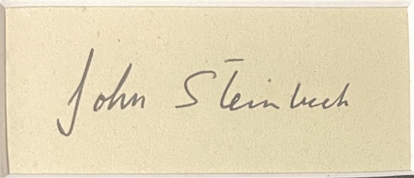 John Steinbeck Signature