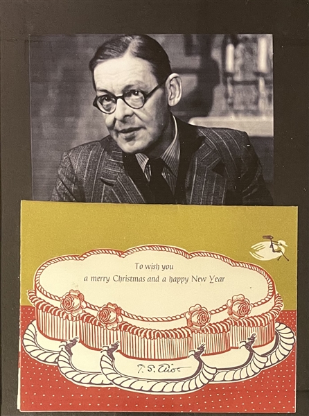 T. S. Eliot Signed Card