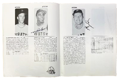 Pittsburgh Pirates 1967 Yearbook (Roberto Clemente Signed Twice)