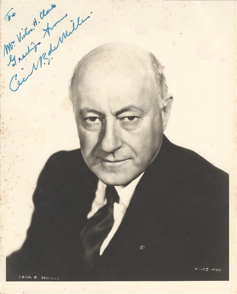 Cecil B. DeMille Signed Photo