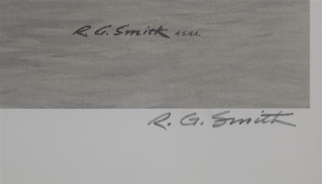 R.G. Smith Operation Pierce Arrow Signed Print