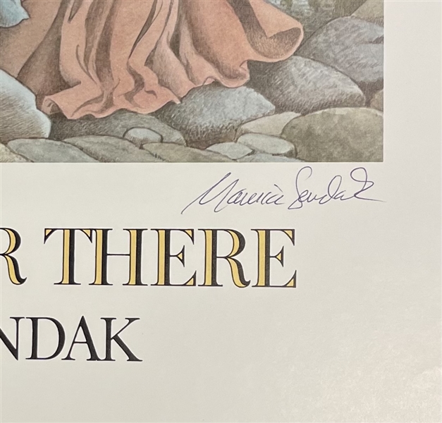 Maurice Sendak Outside Over There Signed Promotional Poster