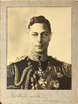 Dorothy Wilding Signed Photo of King George VI