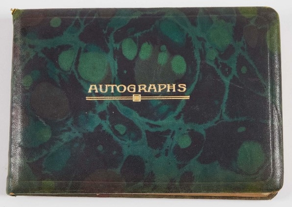 Autograph Album With Very Rare HOF Canadian Hockey Players Signatures of Nels Stewart, 'Babe' Siebert, Boxers, Olympic Athletes, Politicians, and Many Other Notable Public Figures, 1930-32