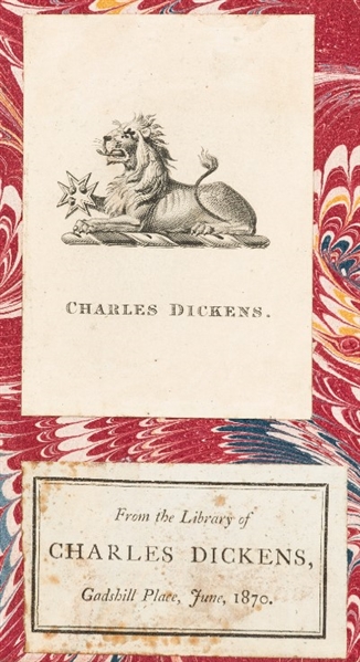 Charles Dickens Copy of Robert Burns. Poems, Chiefly in the Scottish Dialect from the Library of Charles Dickens