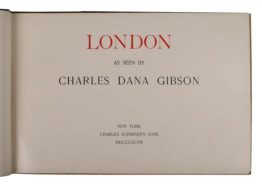 Charles Dana Gibson Set of 4 Books Incl. Signed Book & Art