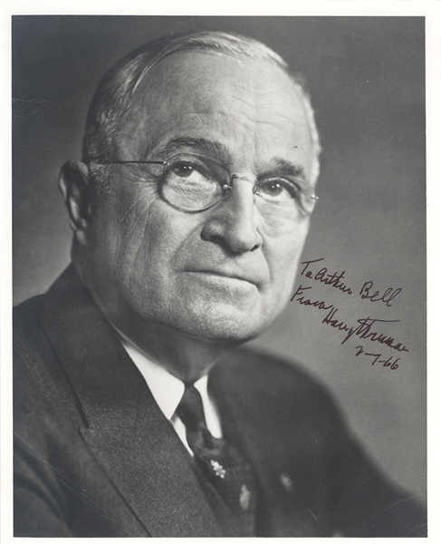 Harry S. Truman Signed Photo