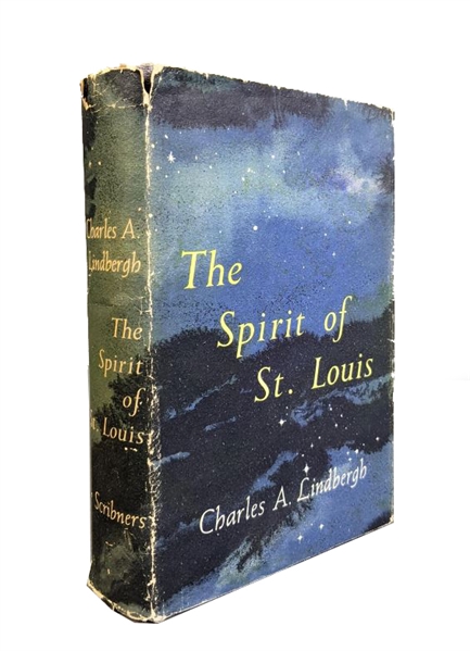 The Spirit of St. Louis Signed book by Charles Lindbergh