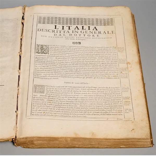 [Maps] Gio. Ant. Magnini, Italia, 1620