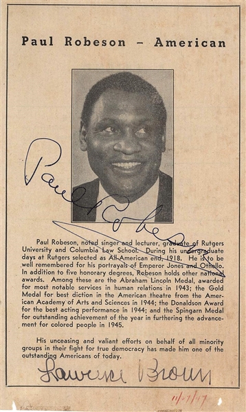 Paul Robeson (Collection-Othello)