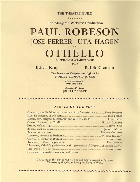 Paul Robeson (Collection-Othello)