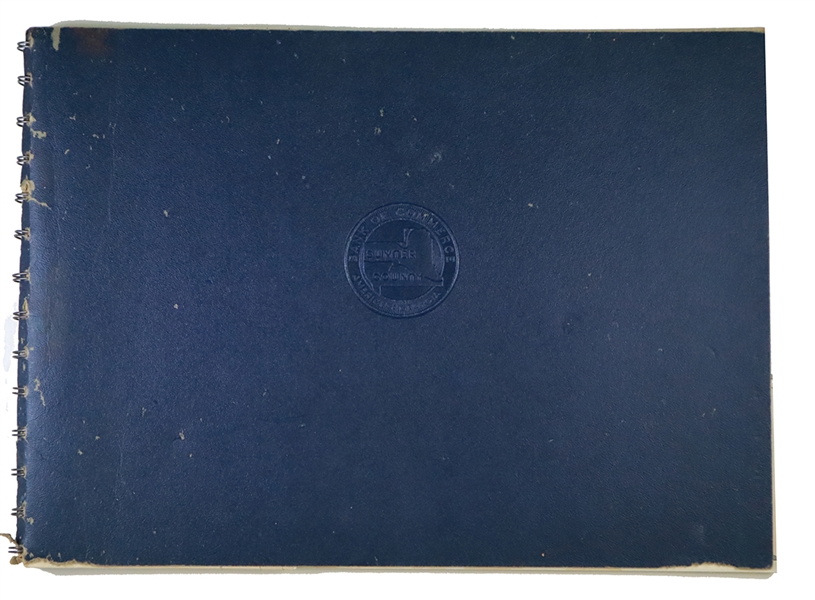 Jimmy Carter Business Checkbook from his early years 1956-57