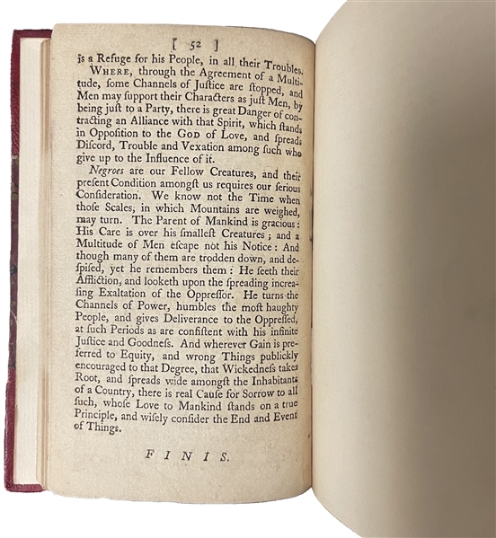 Extremely Rare Ben Franklin Printed: Considerations on Keeping Negroes...Part Second.