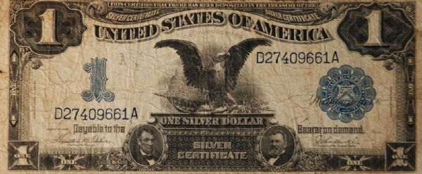 1899 $1 Silver Certificate