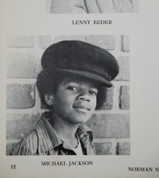 Michael Jackson Signed his 1971 Year Book