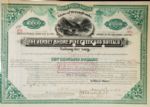 Railway Stock signed by 3 Vanderbilts,