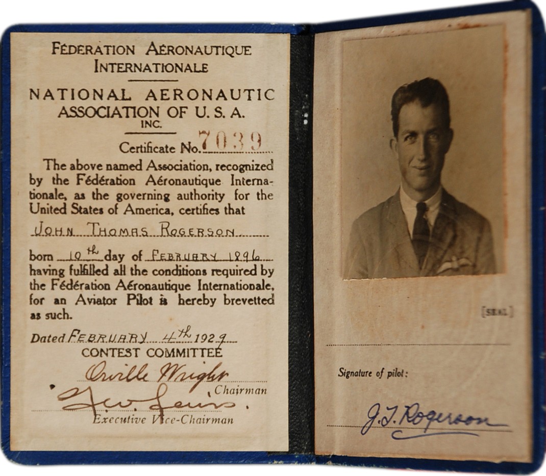 Lot Detail - Orville Wright Signed Pilot's License