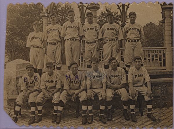 Rare 1914 Team photo (Babe Ruth's) Saint Mary High School 