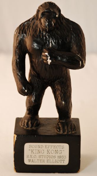 KING KONG 1933 ORIGINAL AWARD FOR SOUND EFFECTS, CLASSIC HORROR FILM