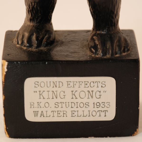 KING KONG 1933 ORIGINAL AWARD FOR SOUND EFFECTS, CLASSIC HORROR FILM