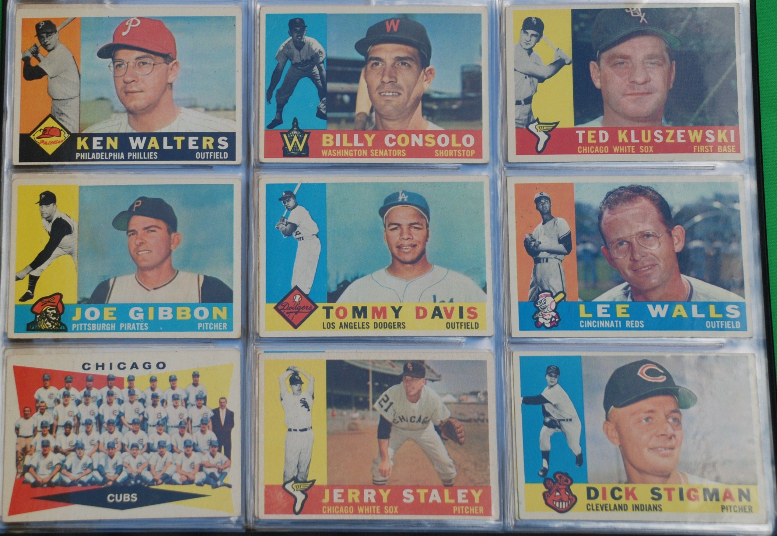 1960 Topps # 1960 Topps Washington Senators Team Set