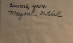 Margaret Mitchell Vintage Signature (Gone with The Wind)