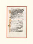 A LEAF FROM THE PSALTER, ca 1225