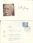 Carl Jung Signed Card