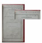 Edward Everett Signed Book