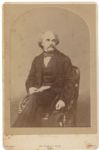 Nathaniel Hawthorne Autograph and original Cabinet Photograph