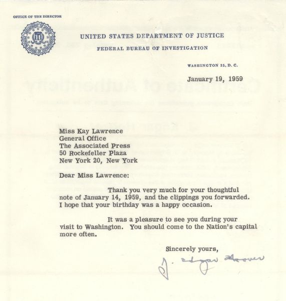 J. Edgar Hoover