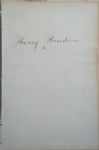 Harry Houdini Signature in P.T Barnum Book 