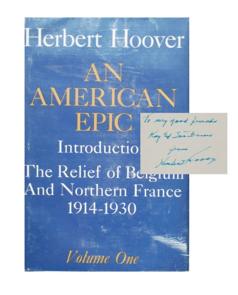 Herbert Hoover Signed Book