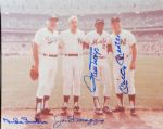Hall of Fame baseball(Dimaggio,Snyder,Mayes, Mantle)