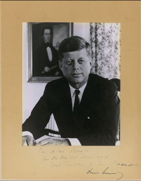 John F Kennedy Signed Photograph