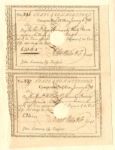 Oliver Wolcott, Jr.  Signed Uncut Pay Orders