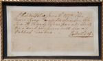George Washington ADS with Rare Full Signature