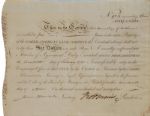 Robert Morris Signed North American Land Company