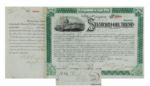 Flagler And Tilford Signed Standard Oil Trust