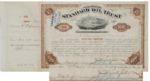 Rockefeller ,Flagler And Griscom Signed Standard Oil Trust