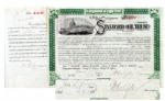 William Rockefeller And Hm Flagler Signed Standard Oil 