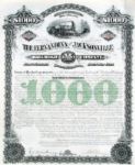 E. H. Harriman Signed Fernandina And Jacksonville Railroad Bond