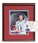 Neil Armstrong Uninscribed White Space Suit