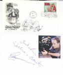 Nick Park  with original drawing of  Wallace and Gromit 