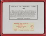 Original Unused Woodstock Ticket