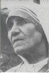 Mother Teresa small signed paper photo